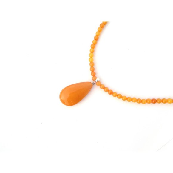 Butterscotch Amber Pendant, 100% Natural High Quality Baltic Amber Necklace 25g - Picture 5 of 7